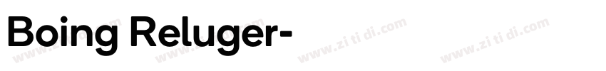 Boing Reluger字体转换